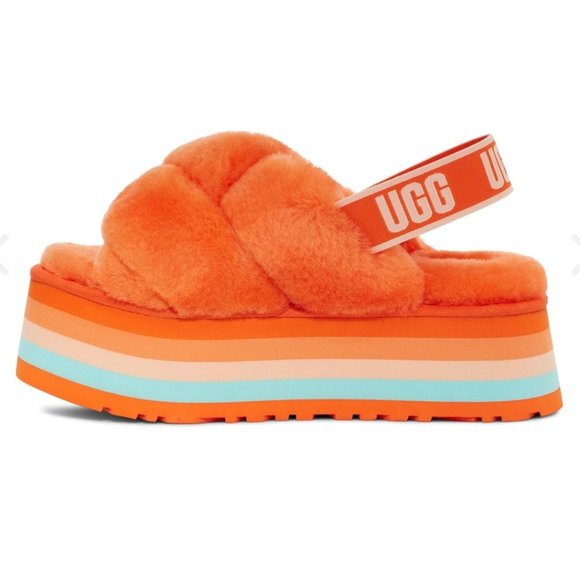 UGG Fluff Cross Disco Slippers - Picture 4 of 7